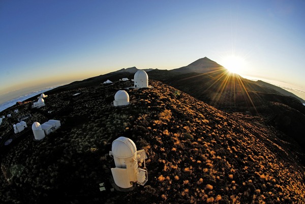 Imagen del observatorio del Teide